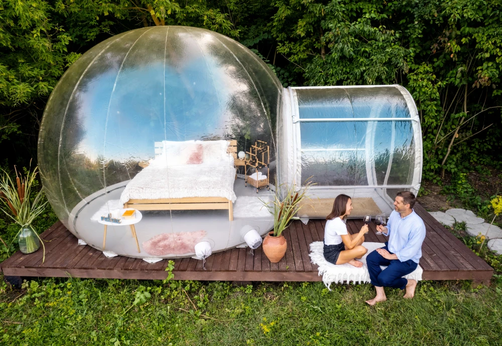 winter bubble tent